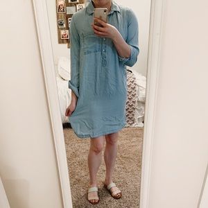Light blue jean dress
